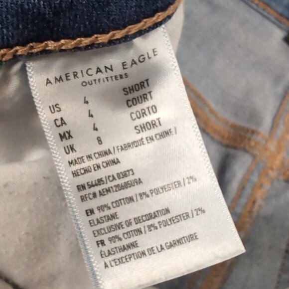 3/$20 American Eagle Hi Rise Jegging Faded High Waist Stretch Denim Skinny Jeans - Picture 8 of 12